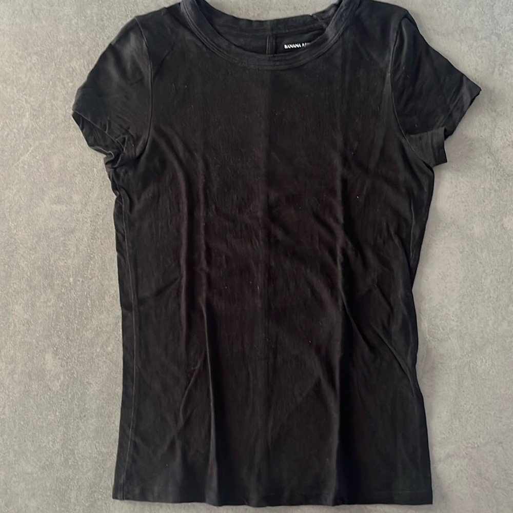 Banana Republic Cozy Slub Crewneck Tee